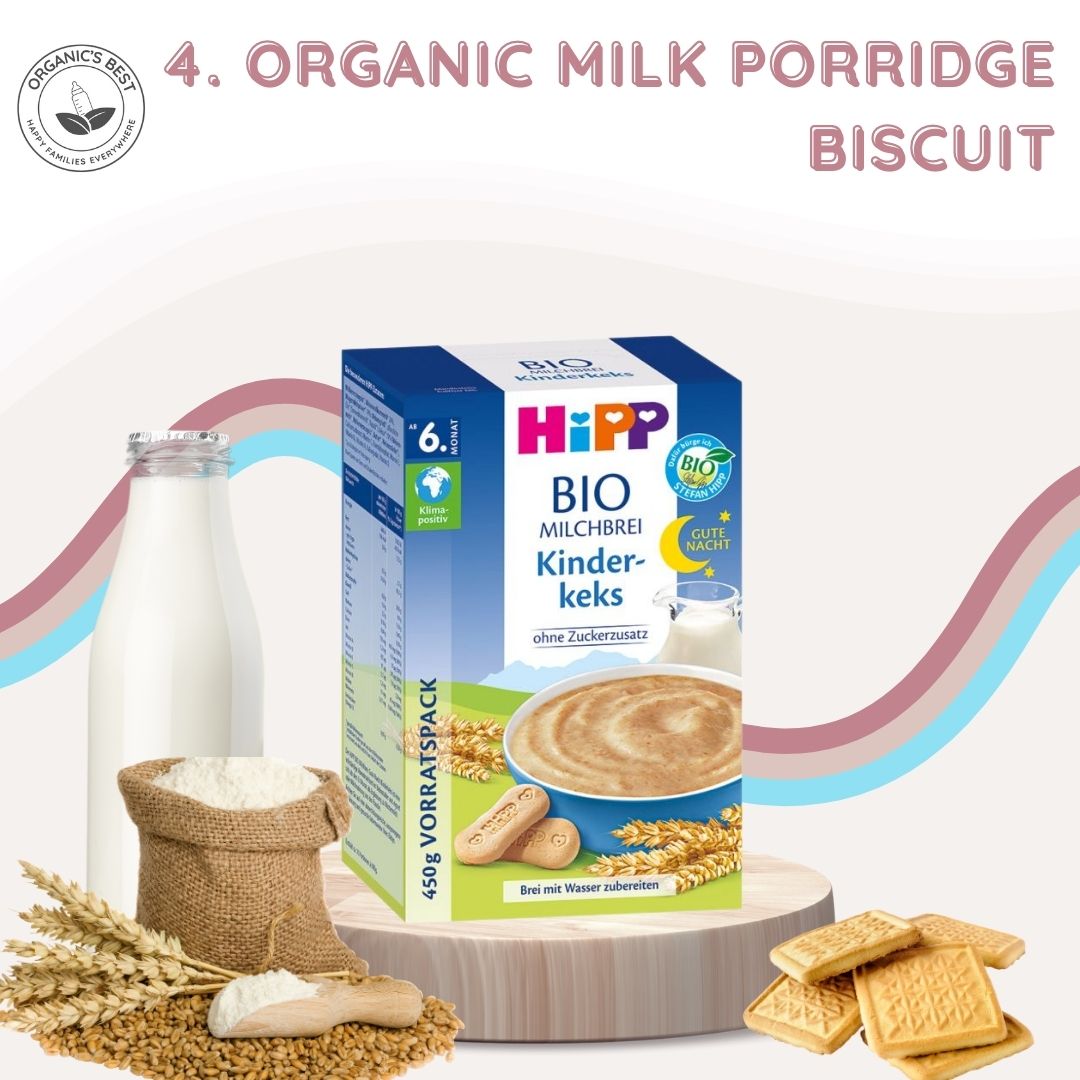 HiPP organic milk porridge biscuit | Organic's Best