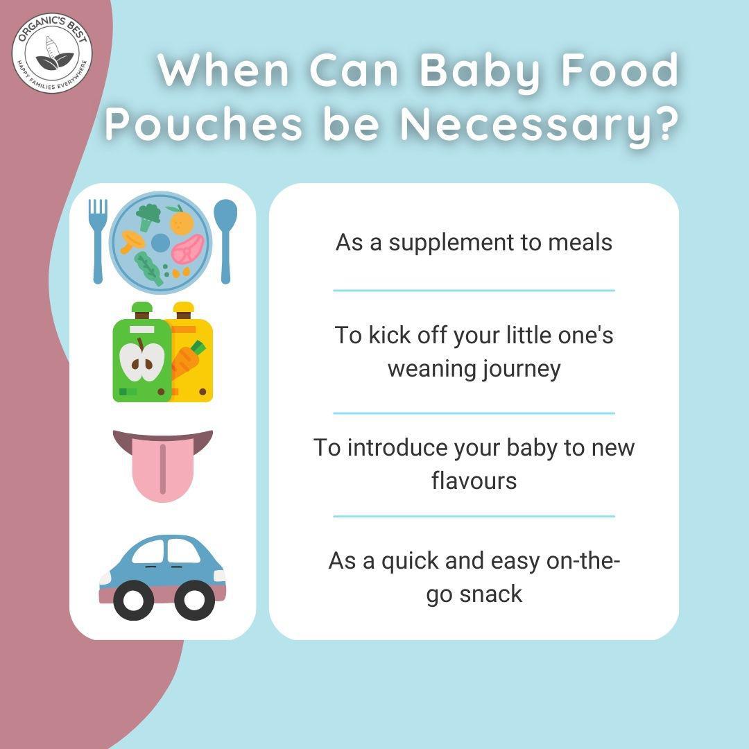 When Can Baby Food Pouches Be Necessary? | Organic's Best