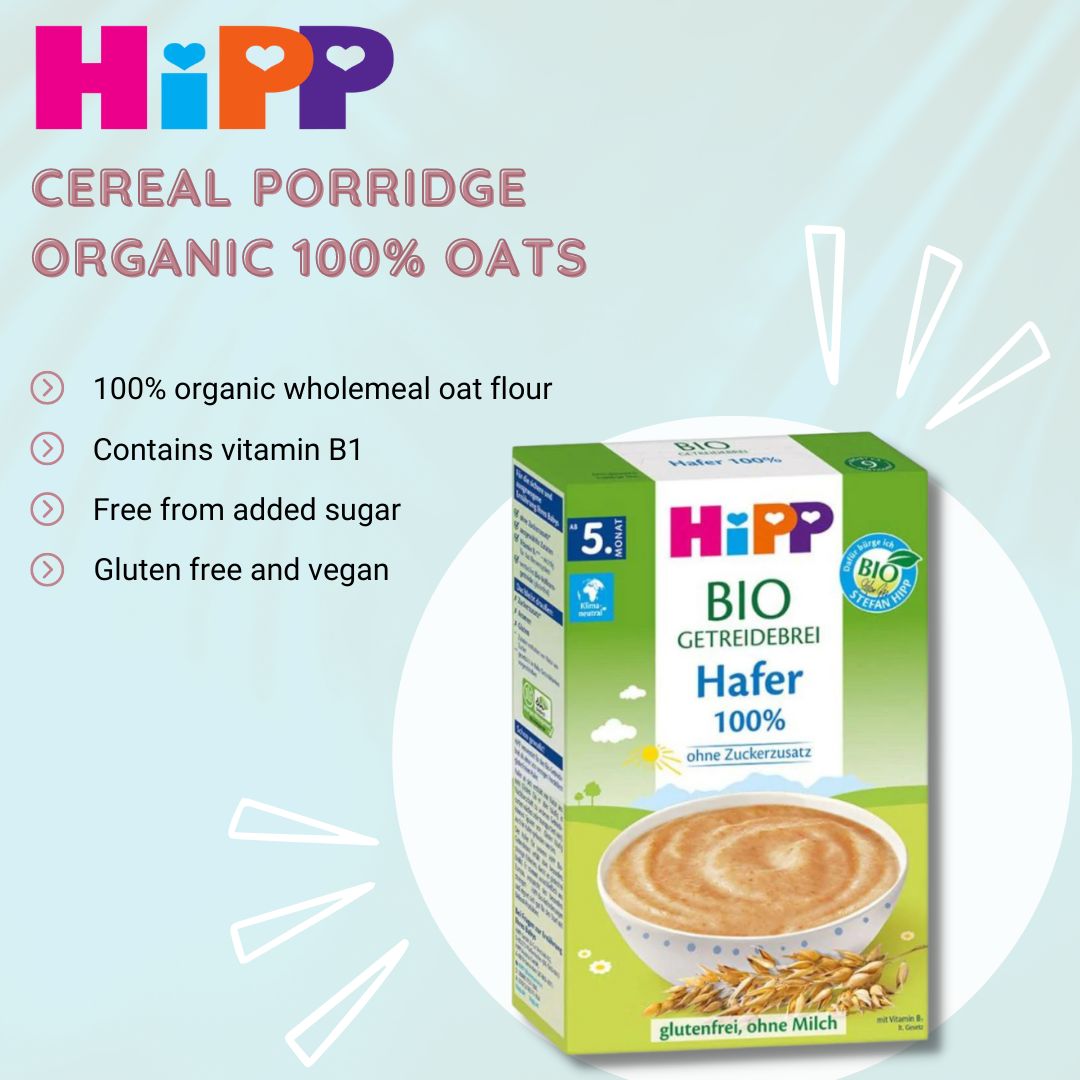 HiPP Cereal porridge organic 100% oats