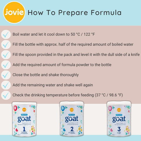 How To Prepare Jovie Formula | Organic's Best