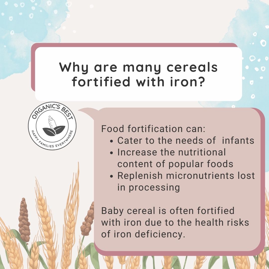 Why Are Many Cereals Fortified With Iron? | Organic's Best