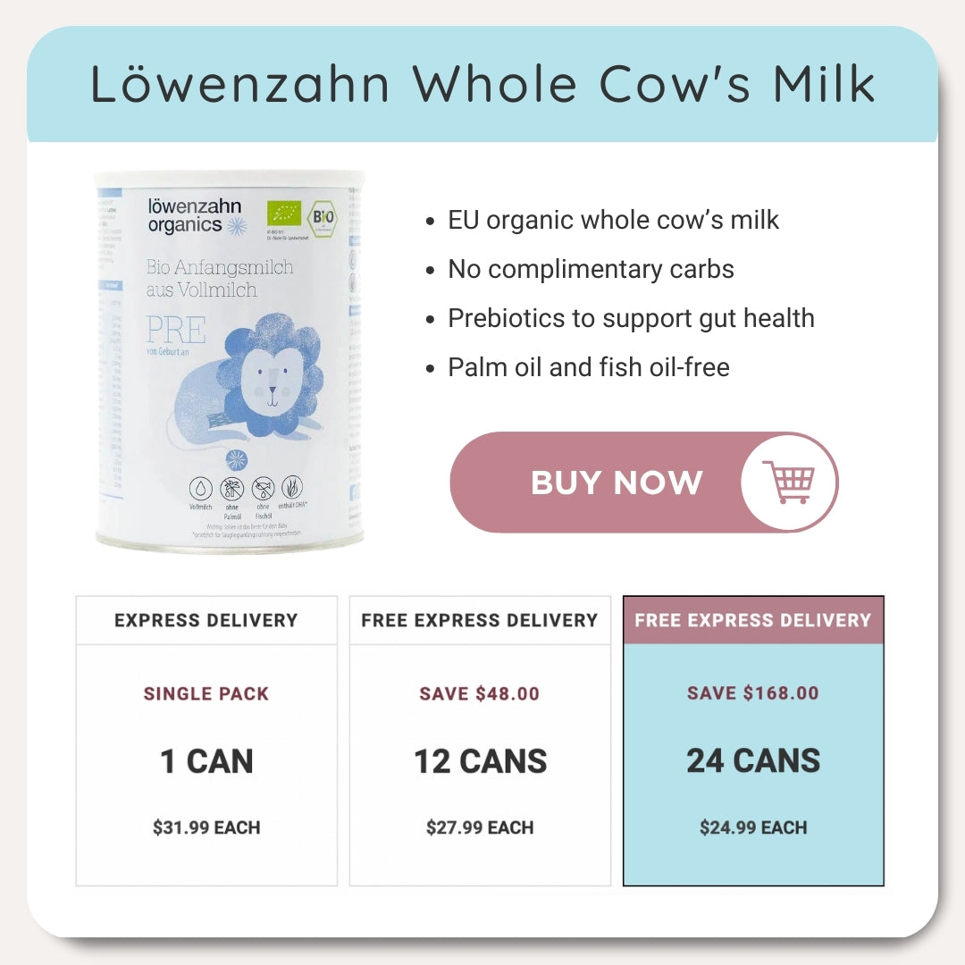 Löwenzahn Whole Cow's Milk Best German Formula | Organic's Best