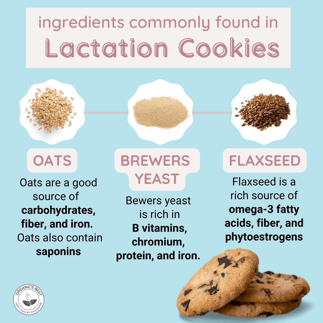 Ingredients of Lactation Cookies | Organic's Best