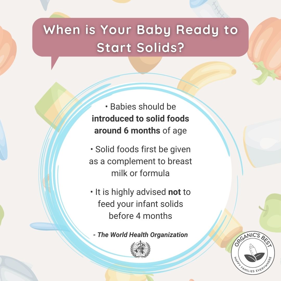When is Your Baby Ready to Start Solids? | Organic's Best