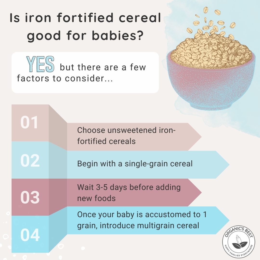 Is Iron-Fortified Cereal Good For Babies? | Organic's Best