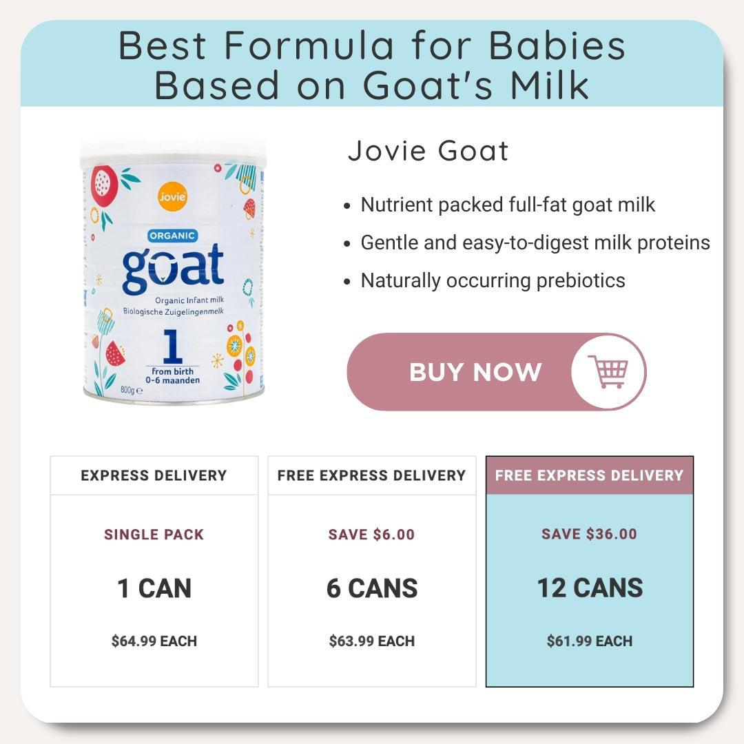 Jovie best formula for babies based on goat's milk | Organic's Best