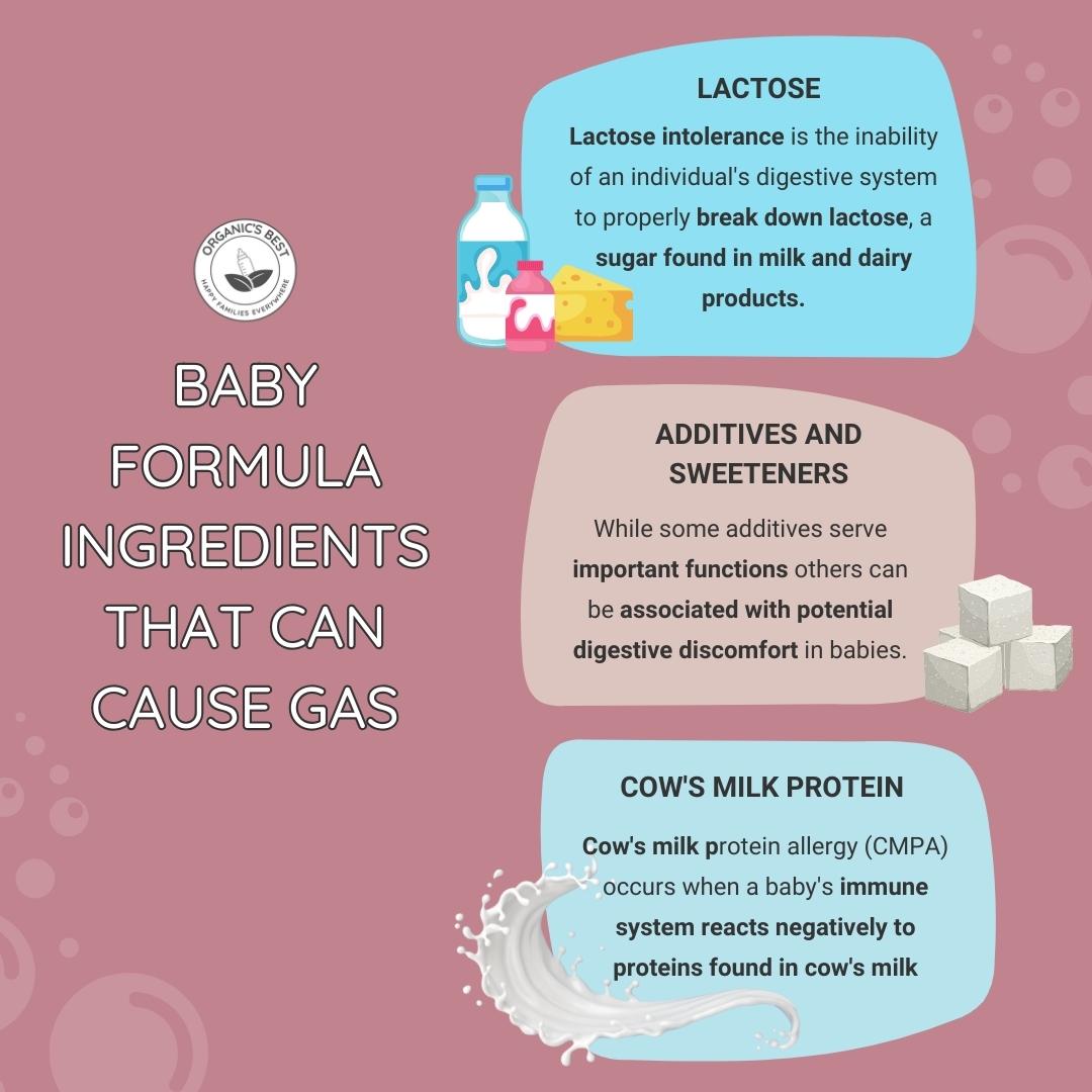 Potential Formula Ingredients That Can Cause Gas | Organic's Best