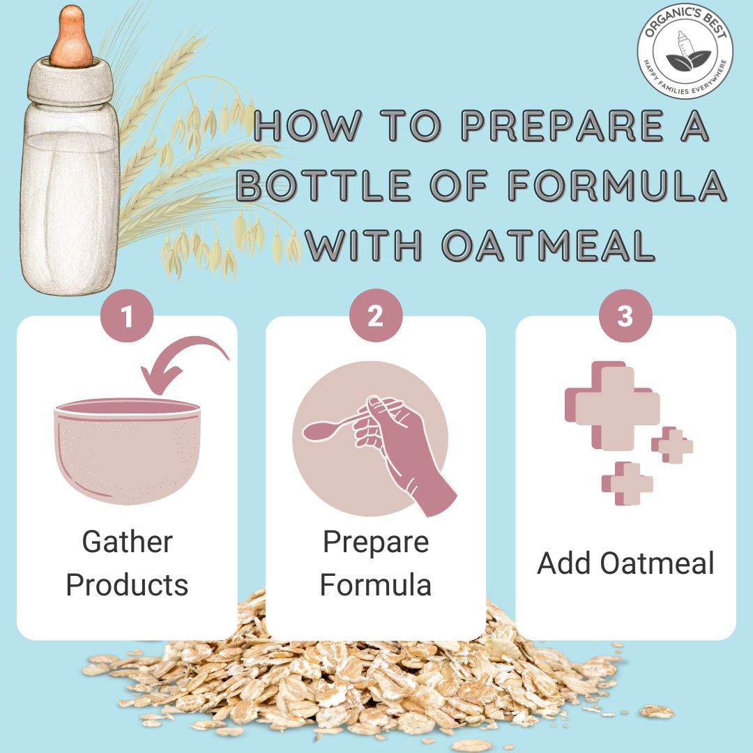 How to Prepare a Bottle of formula with oatmeal