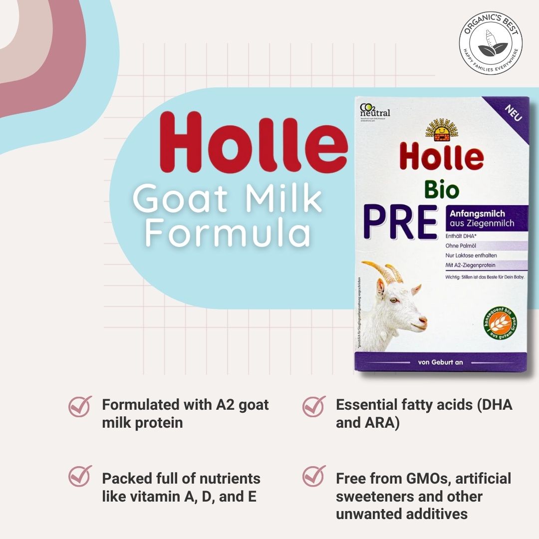 Holle's Goat Milk Formula Stage Pre | Organic Goat Milk Formula