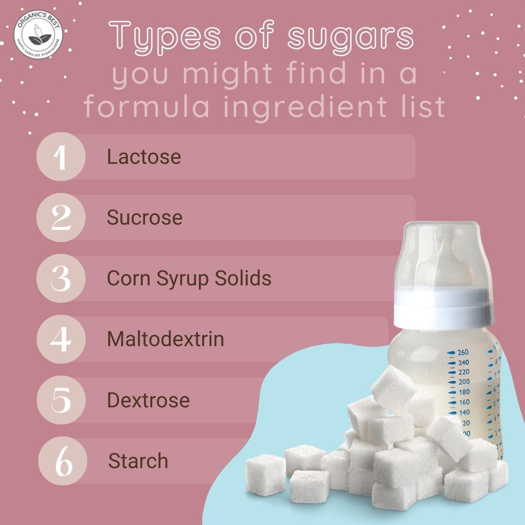 Types of sugar in formula | Organic's Best
