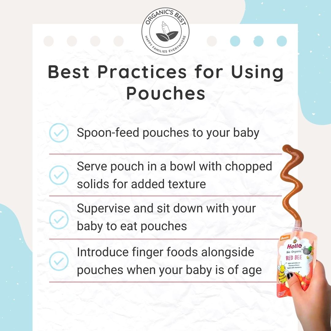 Best practices for feeding pouches to your baby | Organic's Best