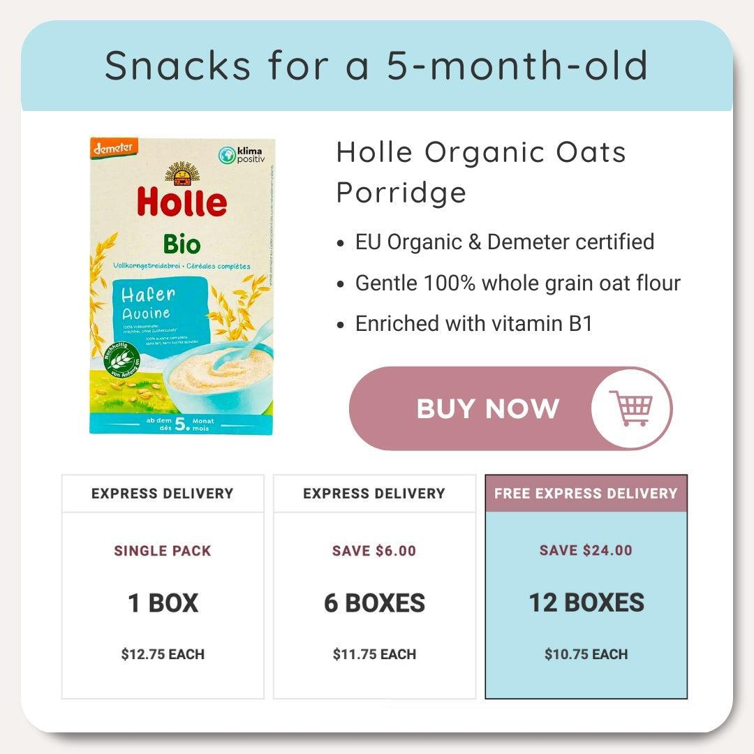 Holle Organic Oats Porridge - Snacks for 5-month-old | Organic's Best
