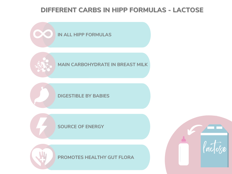 Different Carbs in HiPP Formulas