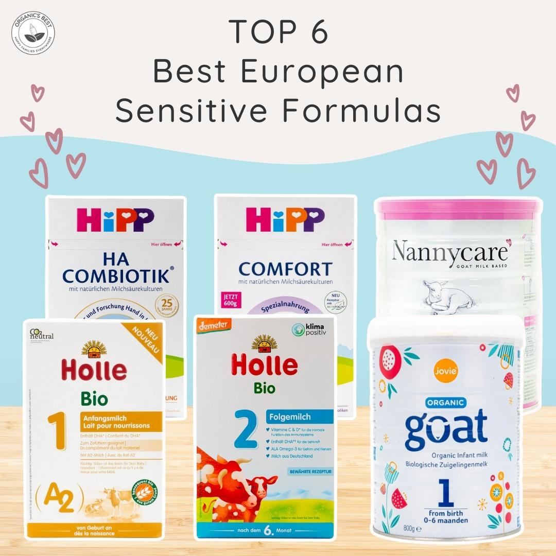 TOP 6 Best European Sensitive Formulas | Organic's Best