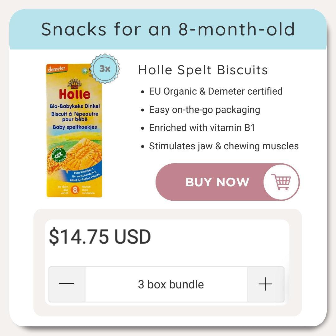 Holle Spelt Biscuits - Snacks for 8-month-old | Organic's Best