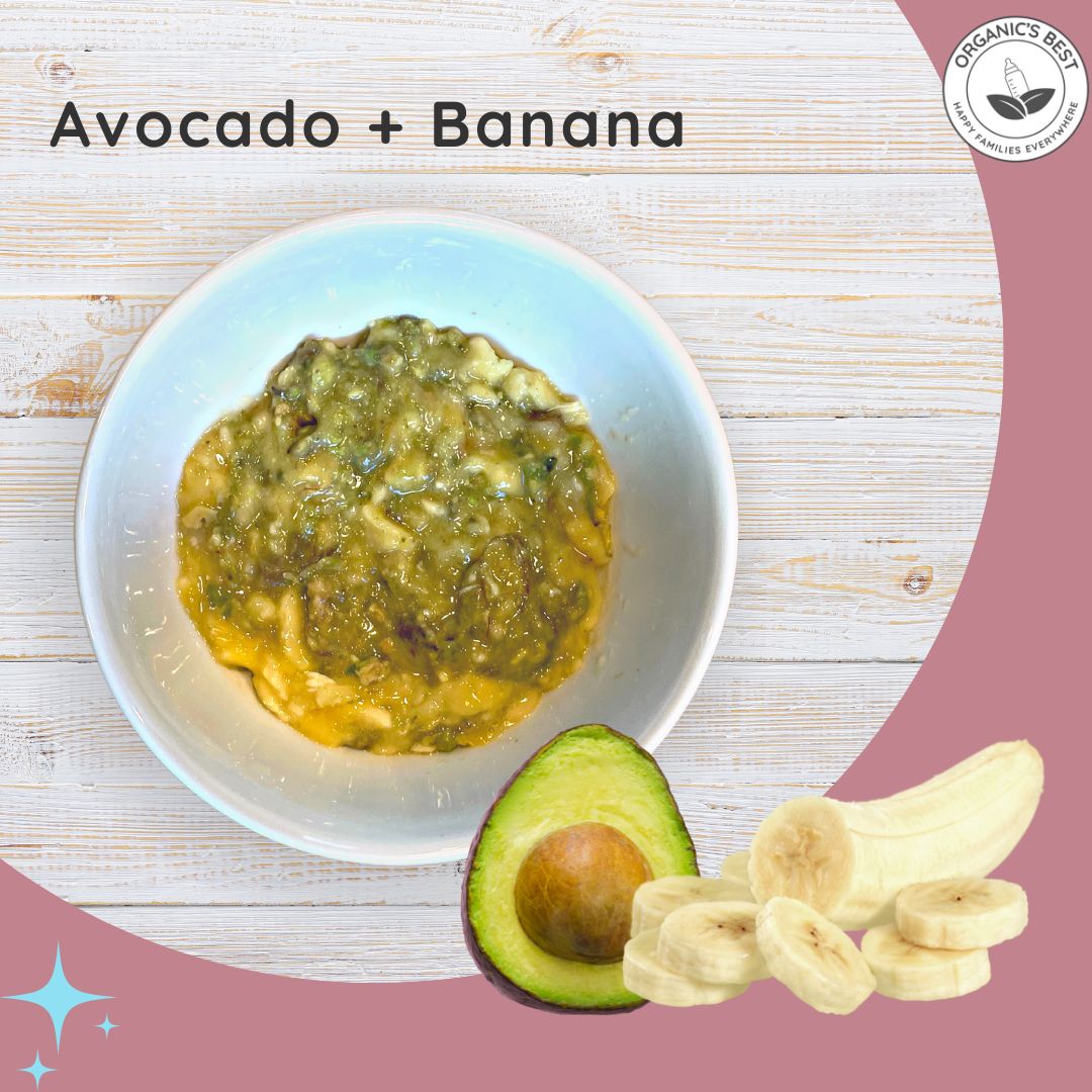 Avocado Banana Stage 2 Baby Food | Organic's Best