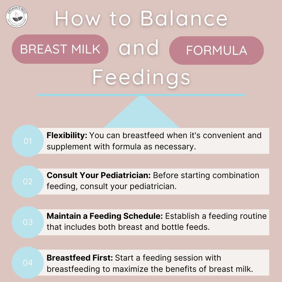 How to Balance Breast Milk and Formula Feeding | Organic's Best