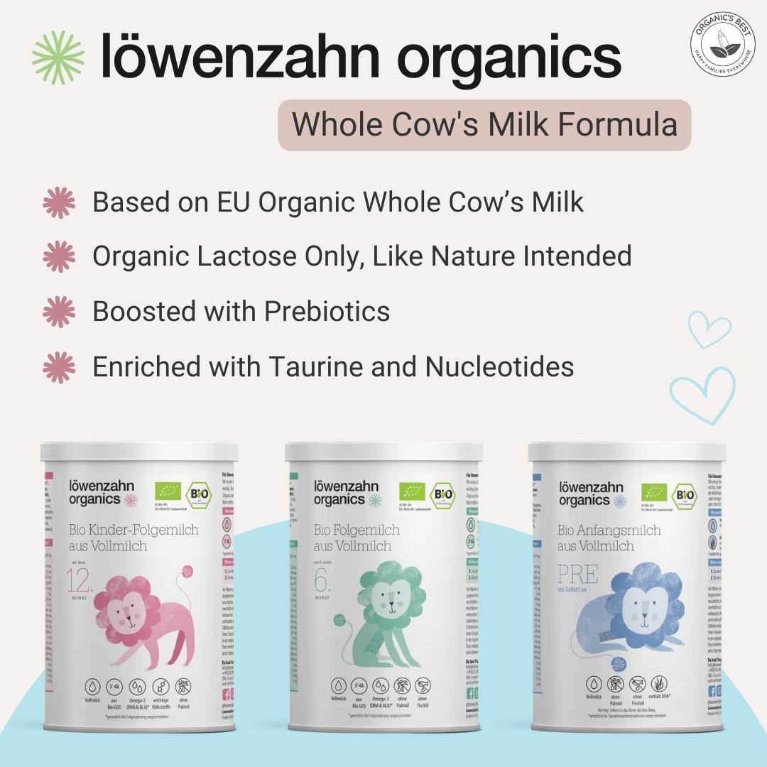 LO Whole Cow's Milk Formula | Organic's Best