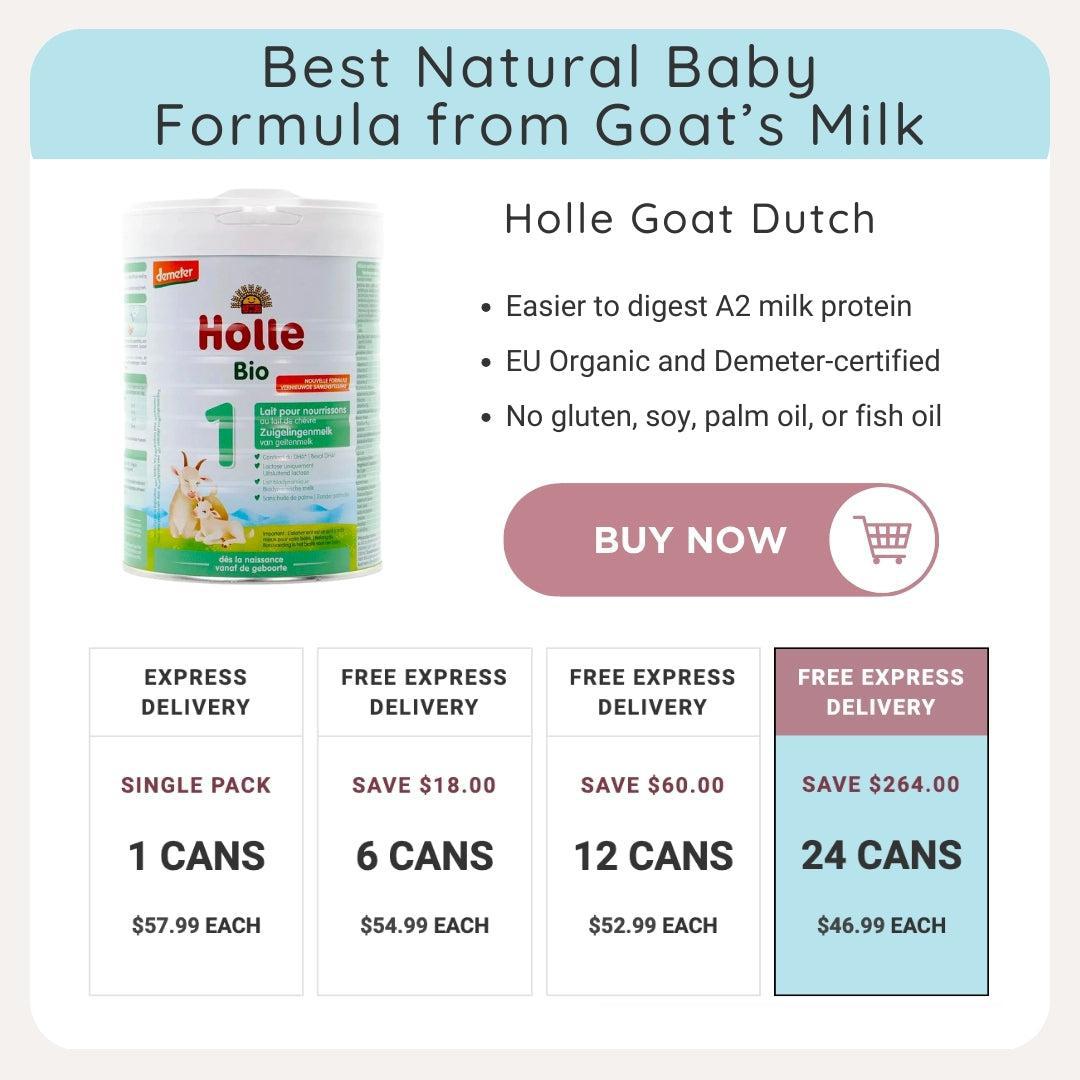 Best Natural Baby Formula from Goat’s Milk - Holle Goat Dutch | Organic's Best