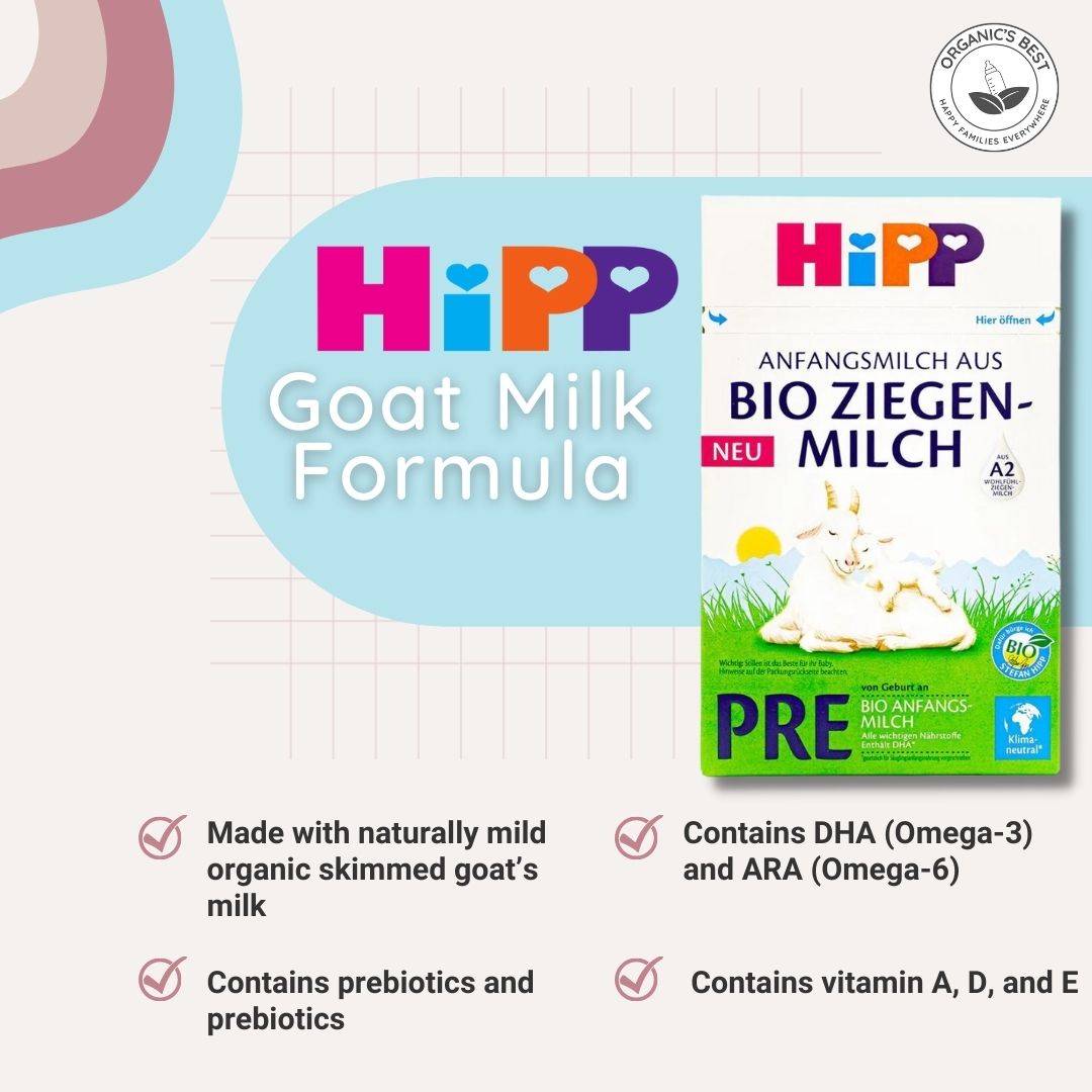 HiPP’s goat milk formula | Organic goat milk formula