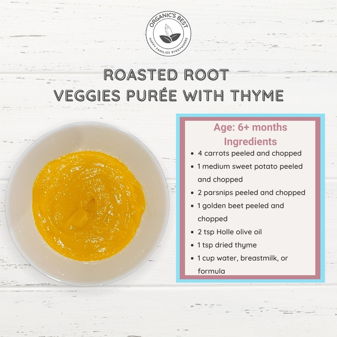 Roasted Root Vegetables Puree with Thyme | Organic's Best