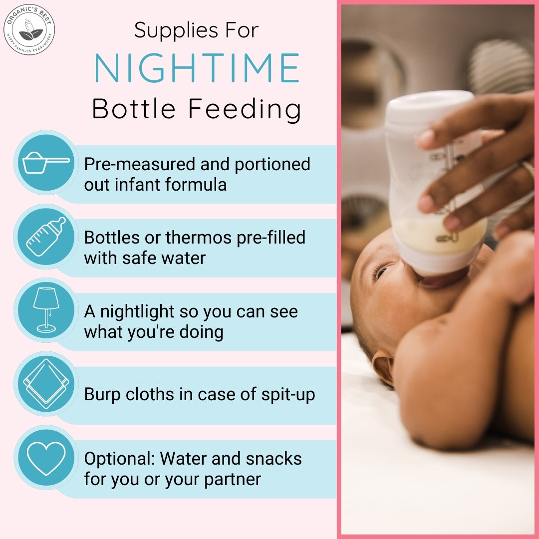 Hack for Nighttime Bottle Feeding | Organic's Best