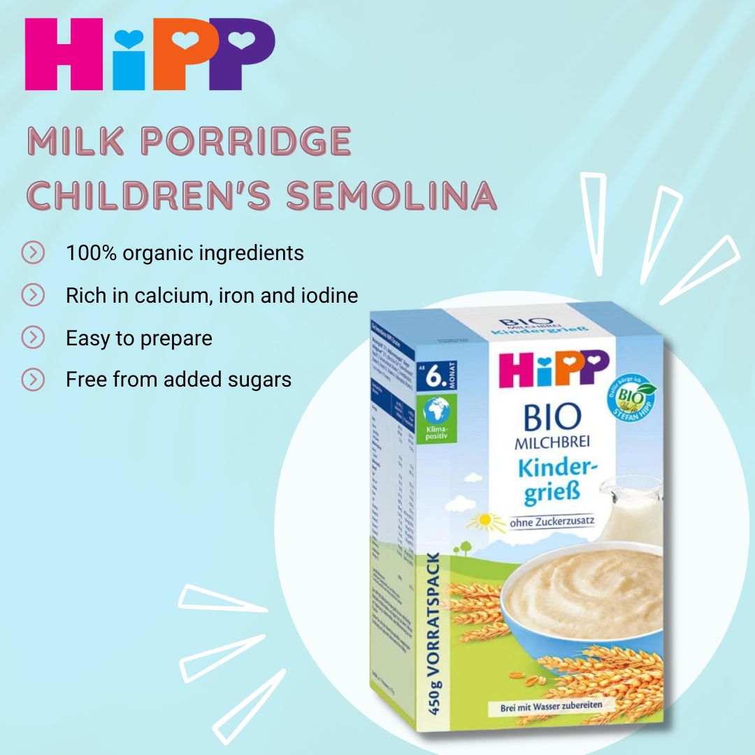 HiPP milk porridge children's semolina