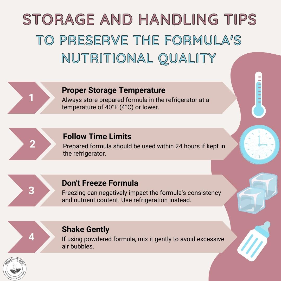 storage and handling tips | Organic's Best
