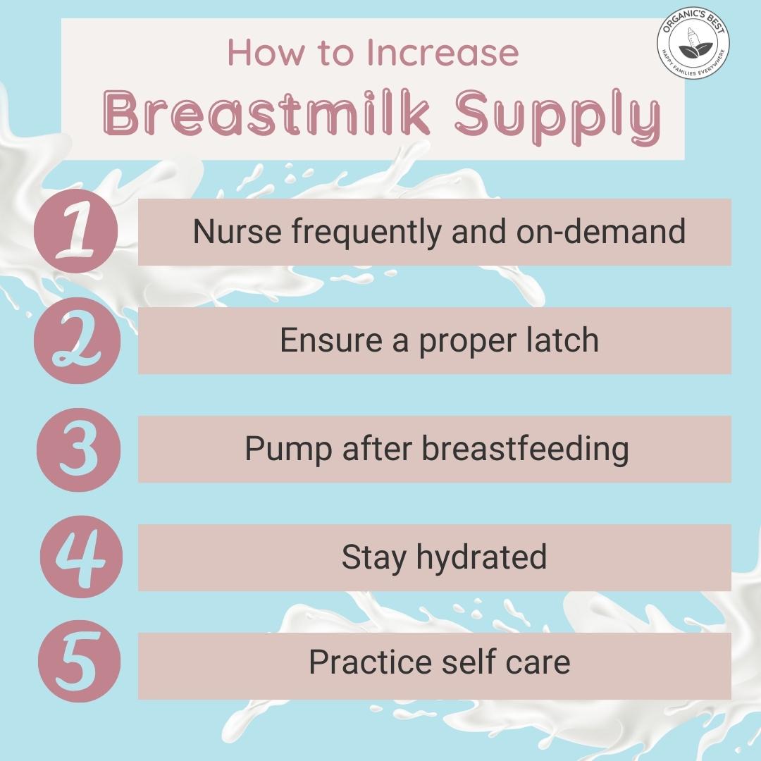 How to Increase Milk Supply | Organic's Best