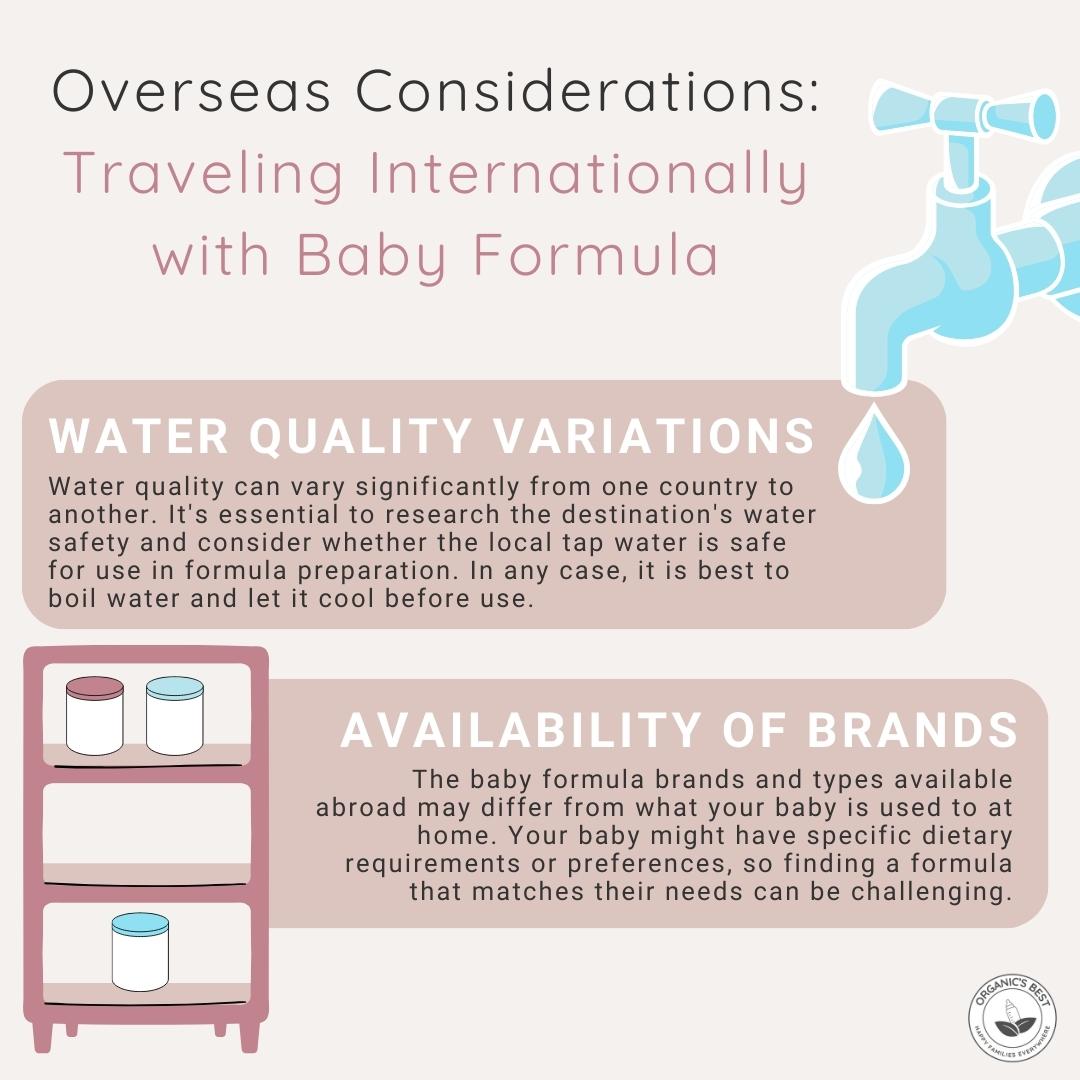 Overseas Considerations: Traveling Internationally with Baby Formula | Organic's Best