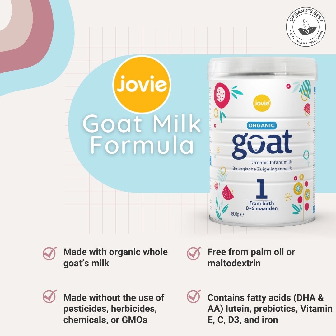 Jovie formulas Stage 1 | Organic Goat Milk Infant Formula