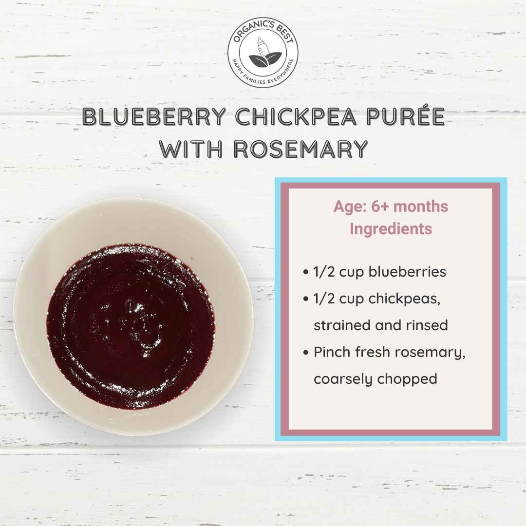 Blueberry Chickpea Puree with Rosemary | Organic's Best