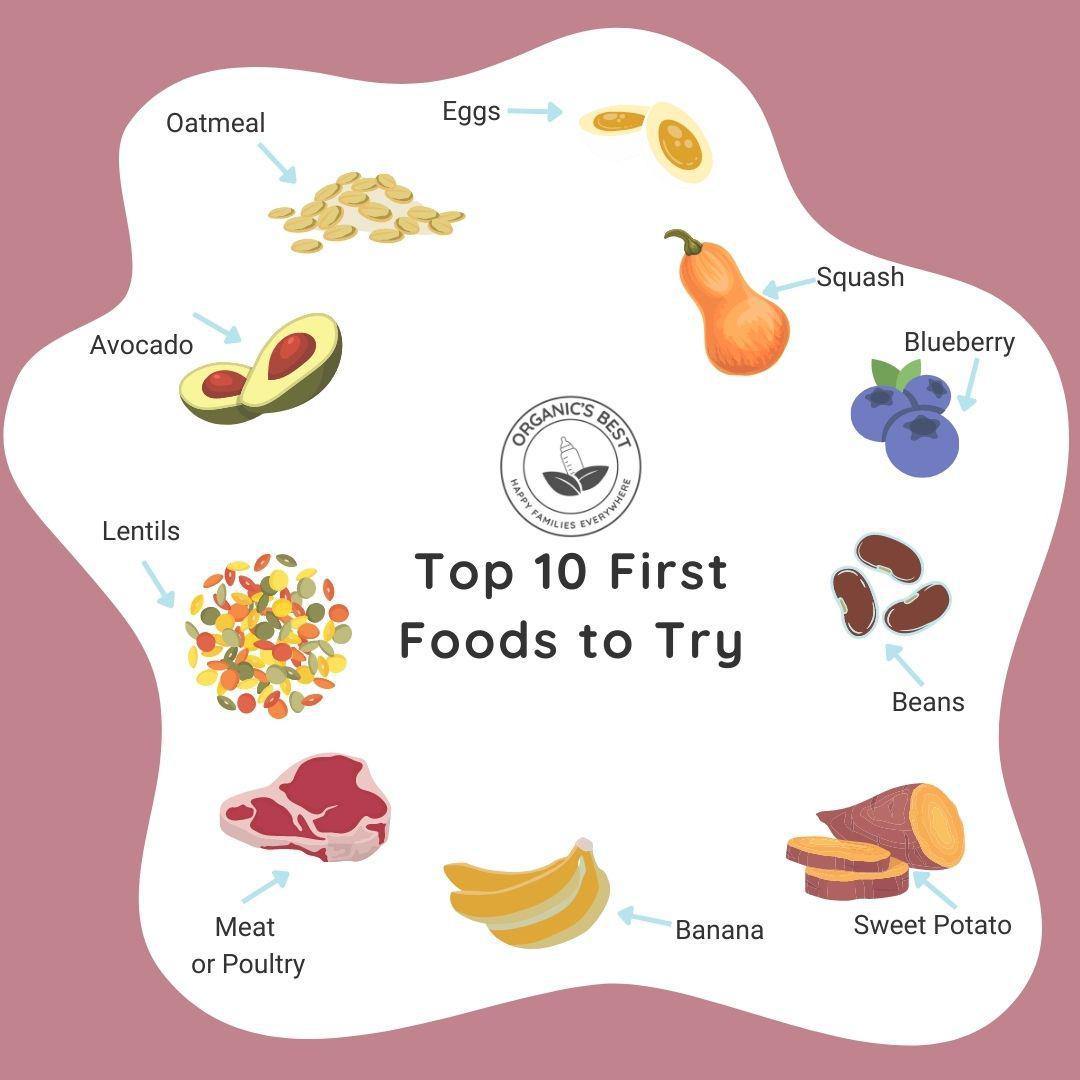 Top 10 first foods to try | Organic's Best