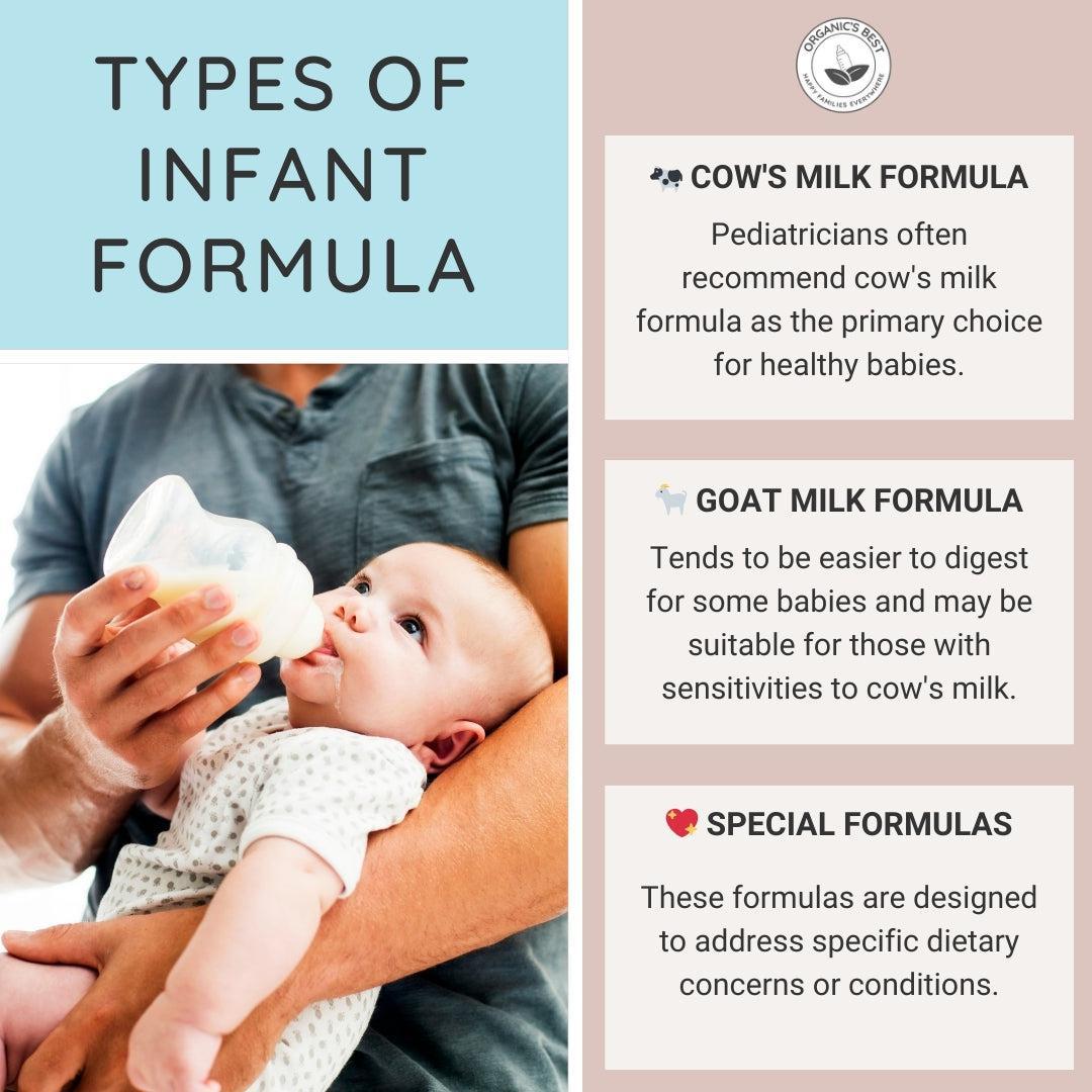 Types of infant formula | Organic's Best