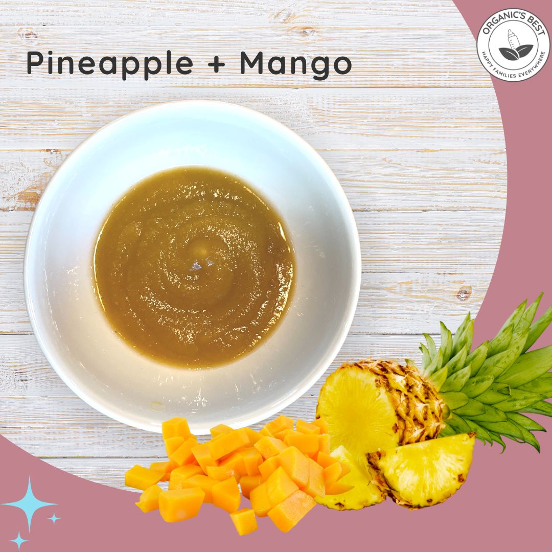 Pineapple + Mango Stage 2 Baby Food | Organic's Best