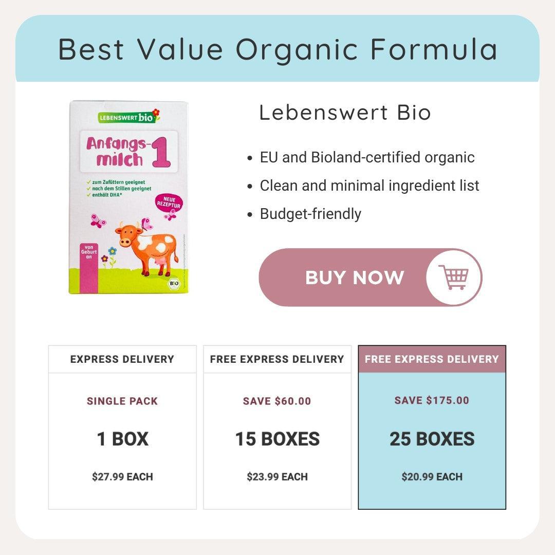 Best Value Organic Formula - Lebenswert Bio | Organic's Best