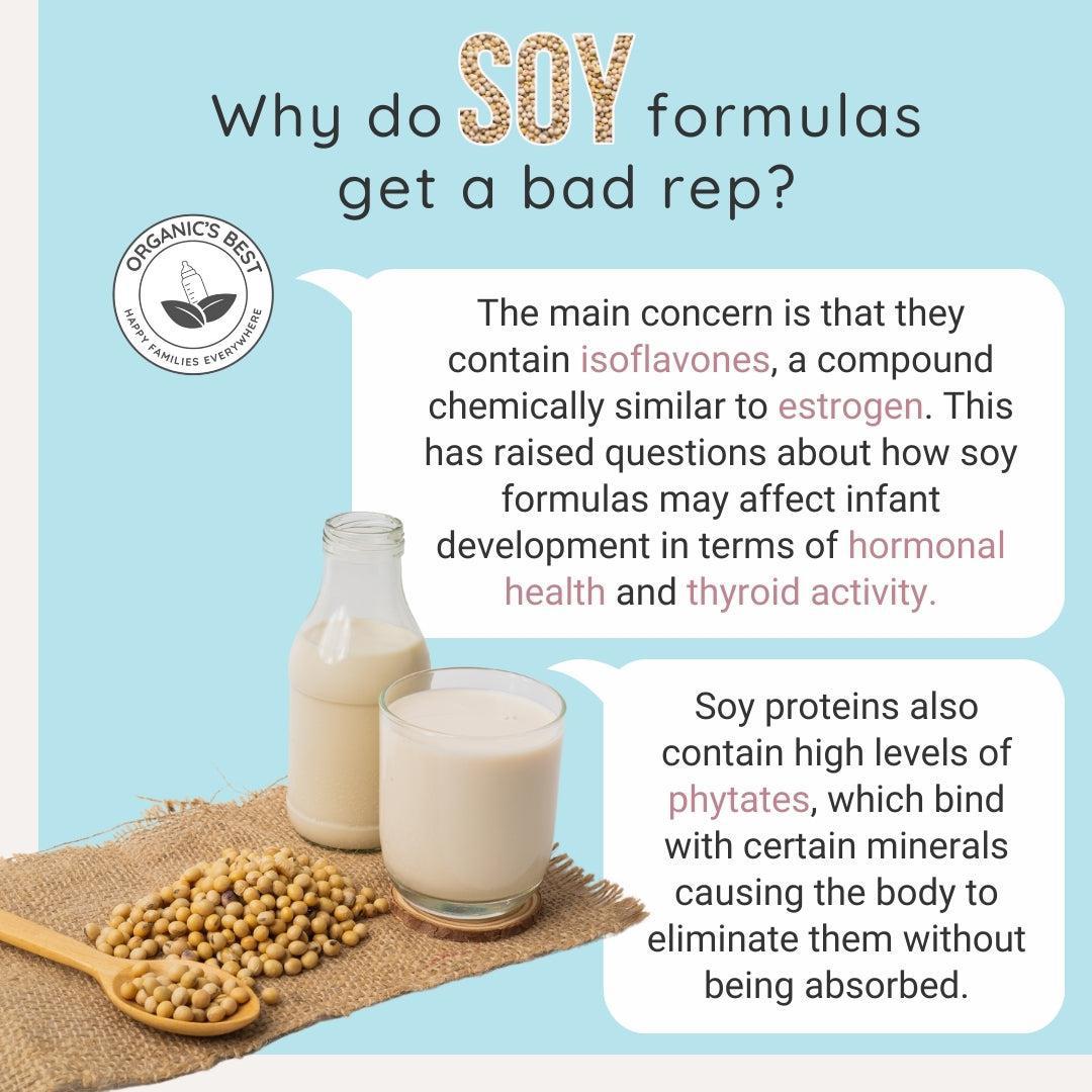 Are soy-based non-dairy formulas bad? | Organic's Best