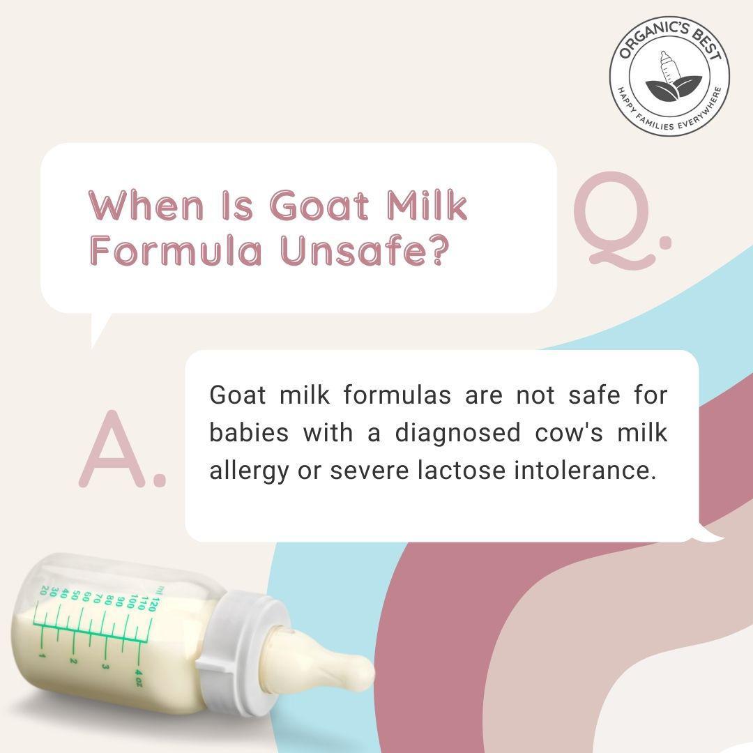 When Is Goat Milk Formula Unsafe? | Organics Best