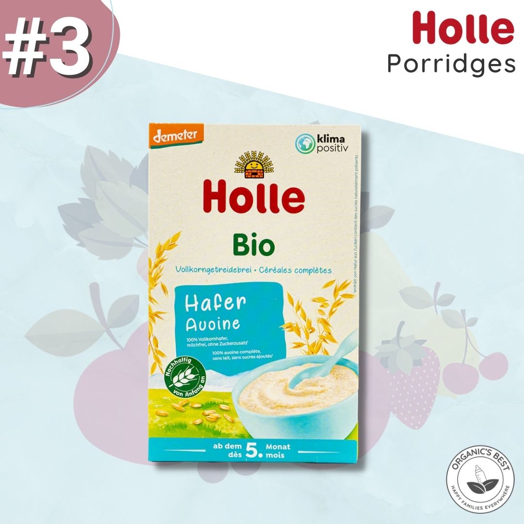 #3 Holle Organic Porridges  | Organic's Best
