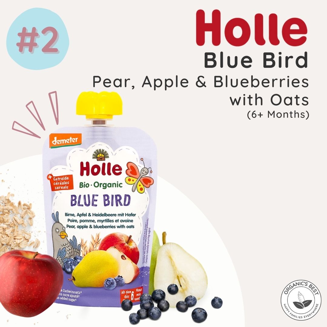 Holle Baby Food Pouch #2 Bleu Bird | Organic's Best