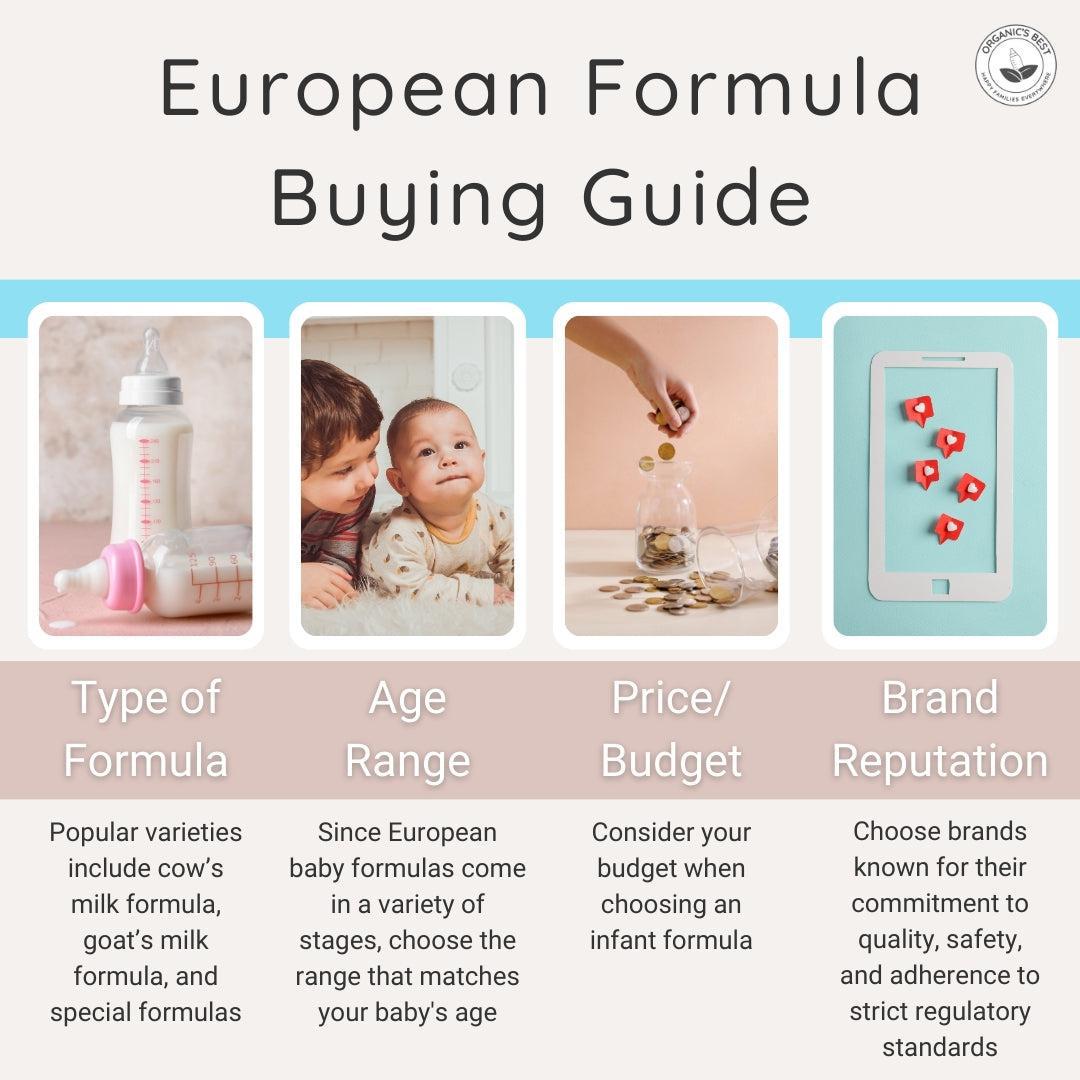 European Formula Buying Guide | Organic's Best
