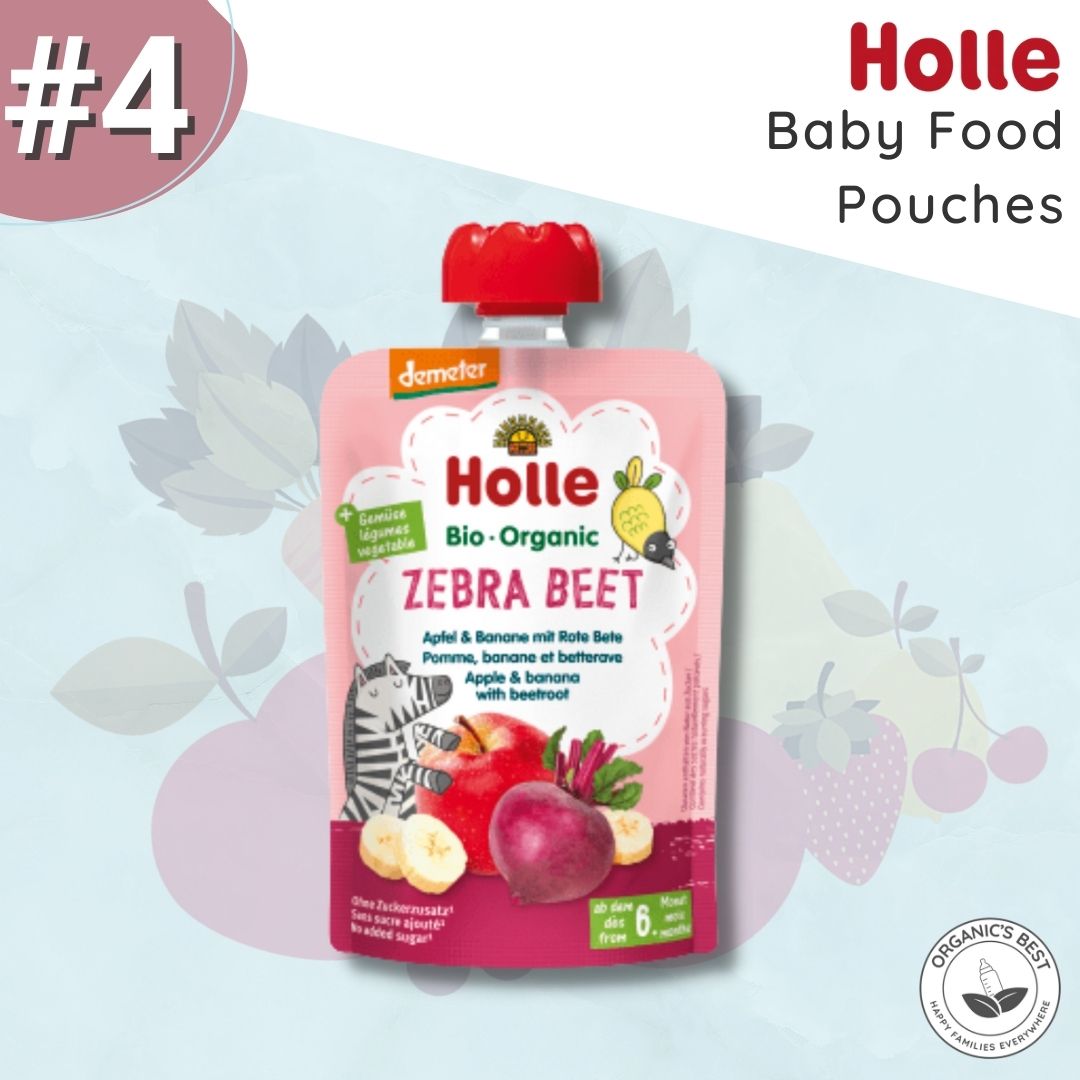 #4 Holle Baby Food Pouches | Organic's Best