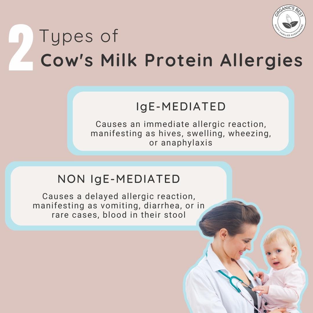 2 Kinds of Cow's Milk Protein Allergy | Organic's Best