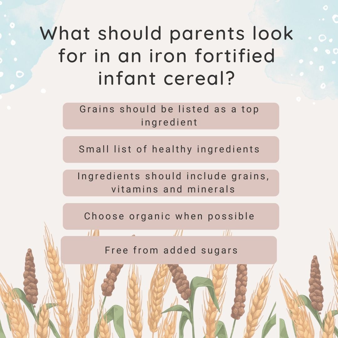 What to look for in an iron-fortified infant | Organic's Best