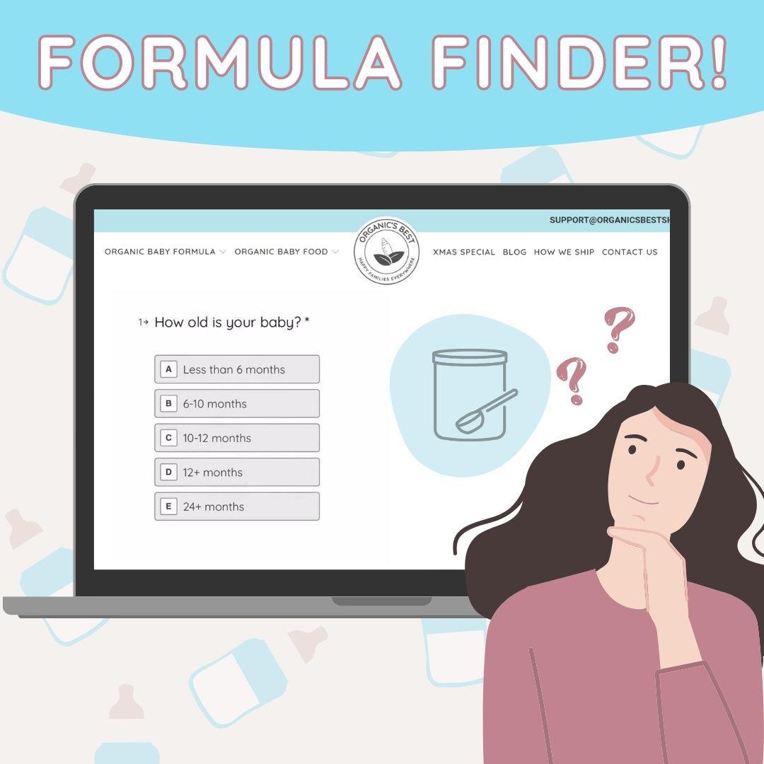 Formula finder quiz | Organic's Best