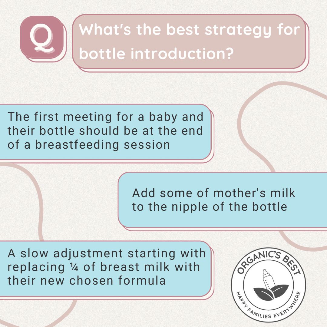 What's the best strategy for bottle introduction? | Organic's Best