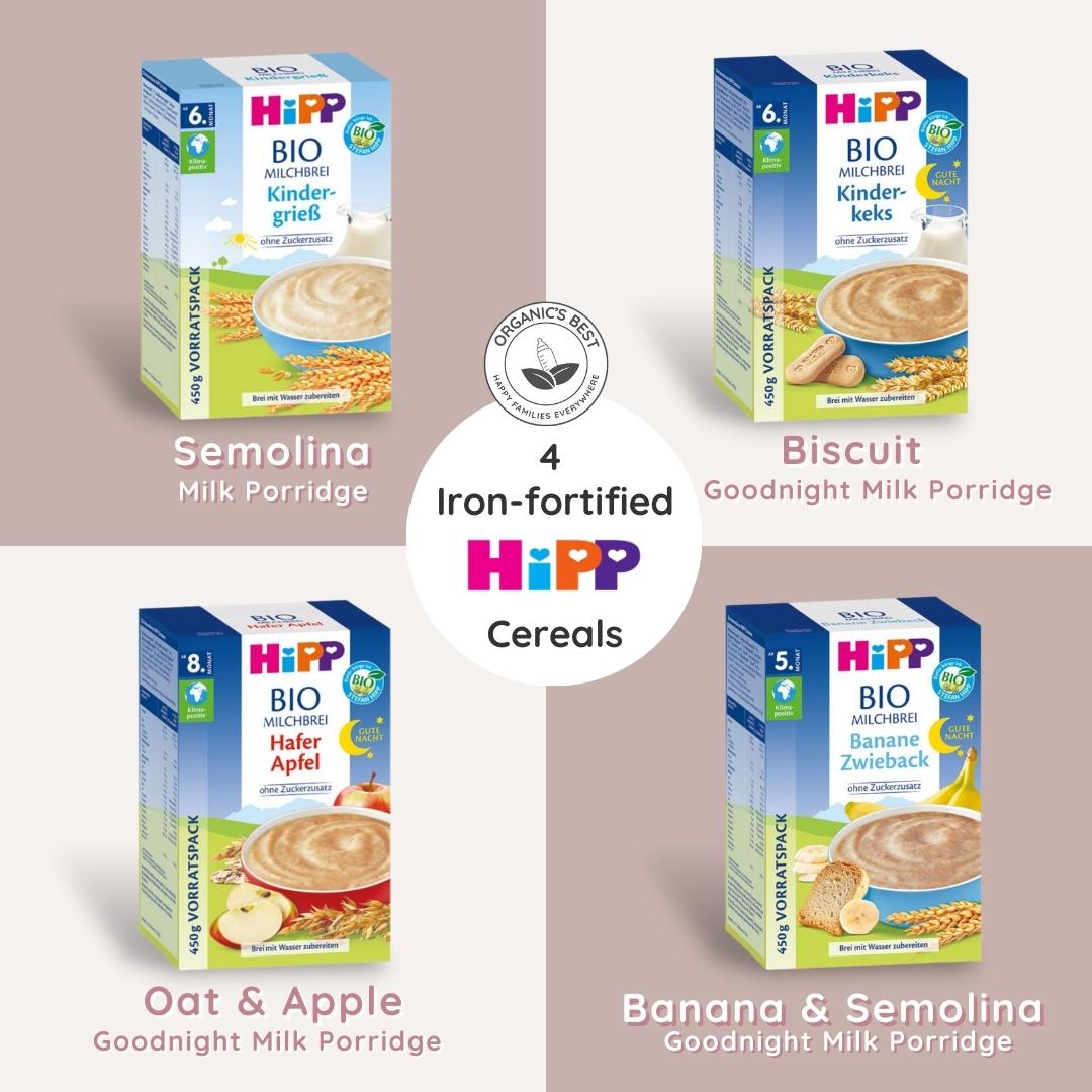 iron fortified HiPP cereals  | Organic's Best