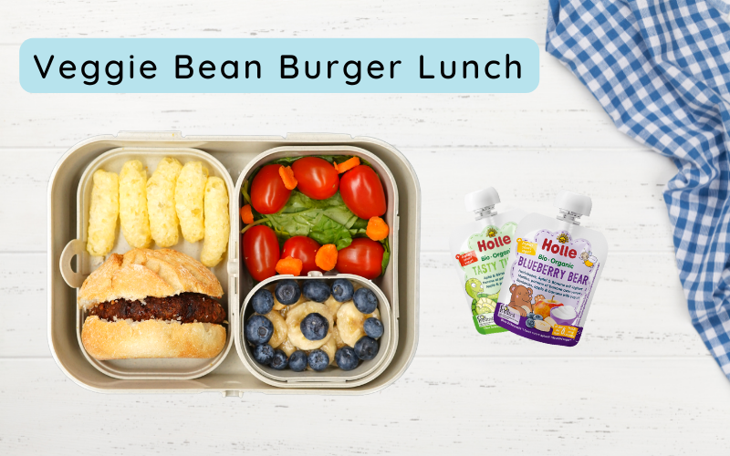 Food Lunch: Veggie Bean Burger