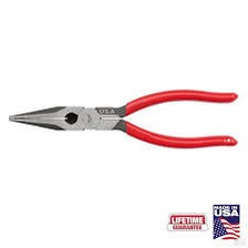 Milwaukee 48-22-6101 8-Inch Long Nose Pliers with Reaming Head