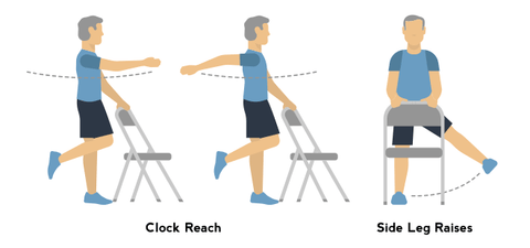 Clock Reach & Side Leg